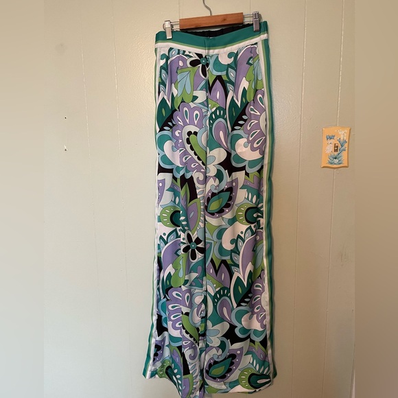 Steve Madden Pucci Inspired Set in Green Paisley Size small - Picture 3 of 4